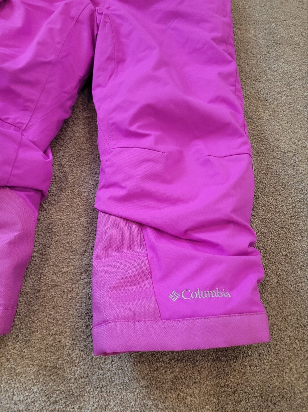 Columbia Omni-heat Kids Bright Pink Snow Pants Size XXS 4/5 - Picture 2 of 5